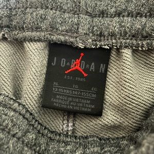 Air Jordan grey fleece sweatpants